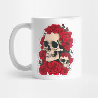 Rose Skulls Mug